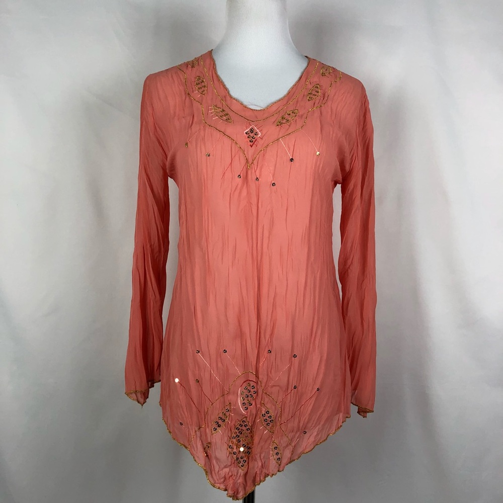 MixRay Top with sequin detail